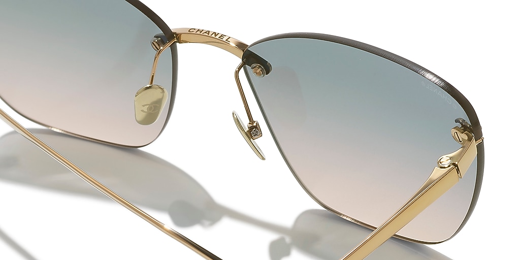 Chanel Cat Eye Sunglasses CH4286T M (59 - 17) with Green lenses