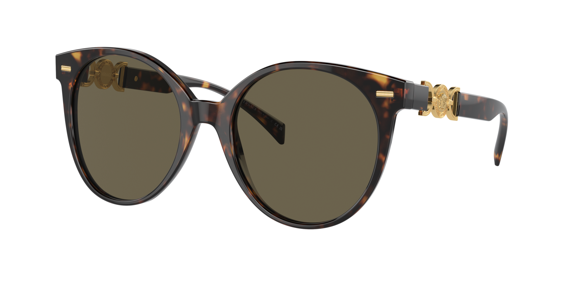 Versace Women's Brown Woman Ve4442 108/3 Sunglasses Acetate Turtle Pantos Normal - Image 2