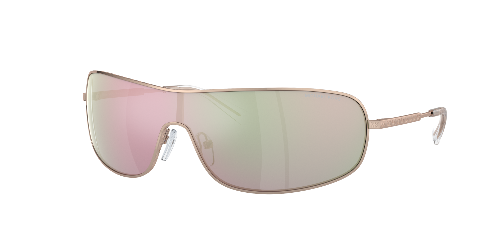 Michael Kors Femme Sunglass MK1139 Aix - Couleur du Monture: Or Rose, Couleur de Lentille: Or rose Effet miroir