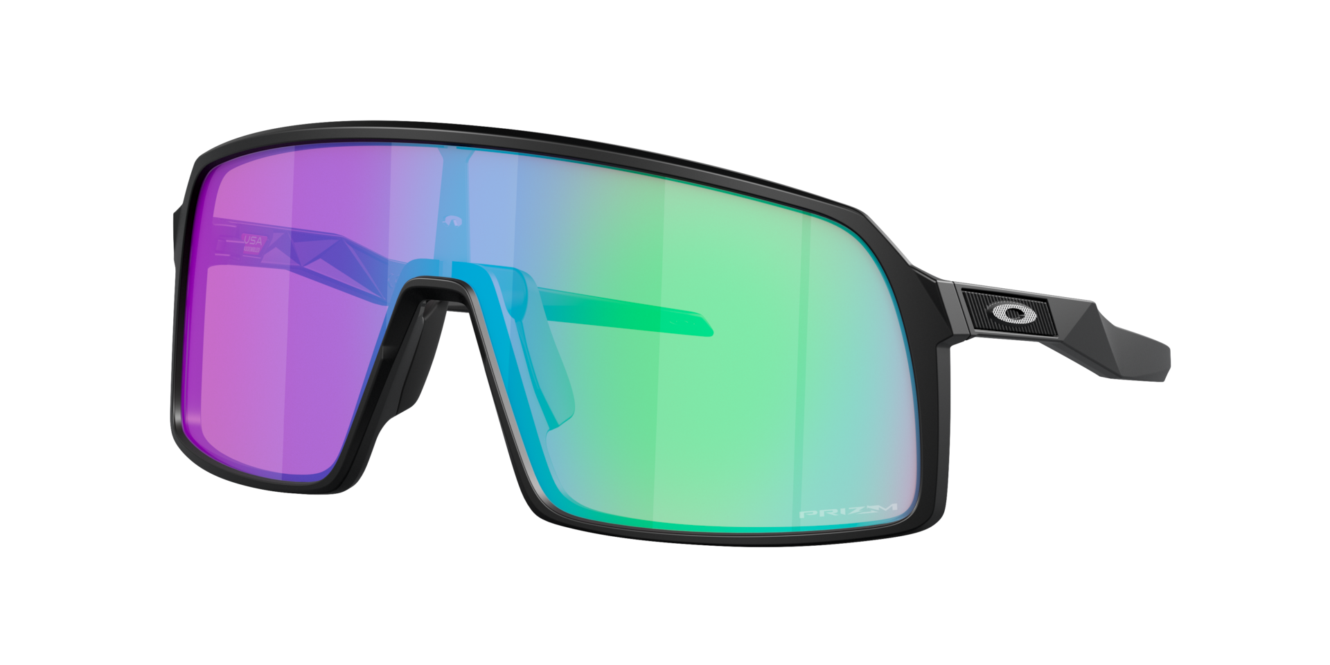 OAKLEY Man Sunglasses Sutro (Low Bridge Fit) - Frame color: Matte Black, Lens color: Prizm Golf