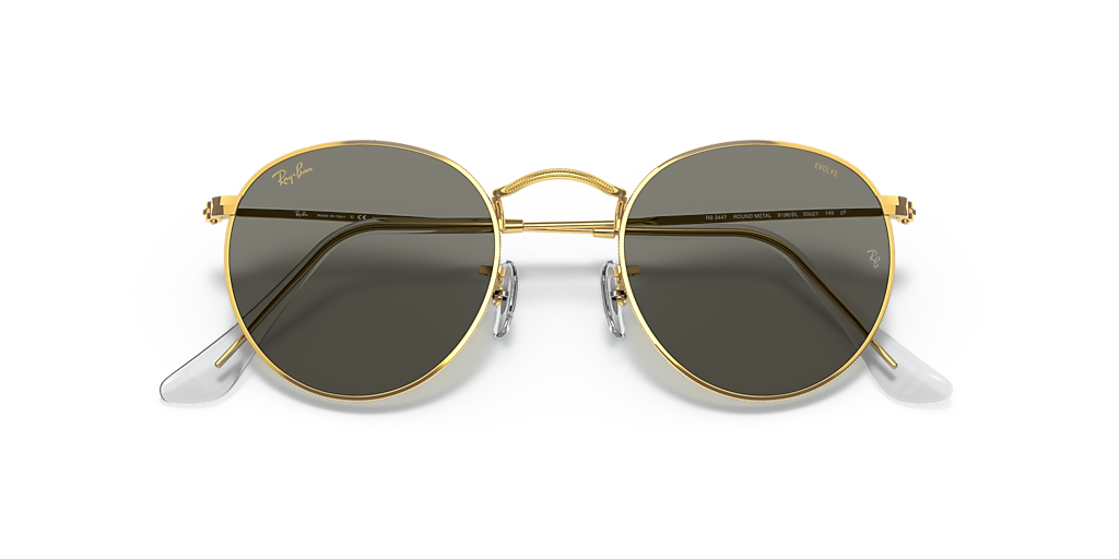 Ray-Ban Round Blue-Violet Light Clear Evolve S (50 - 21) com
