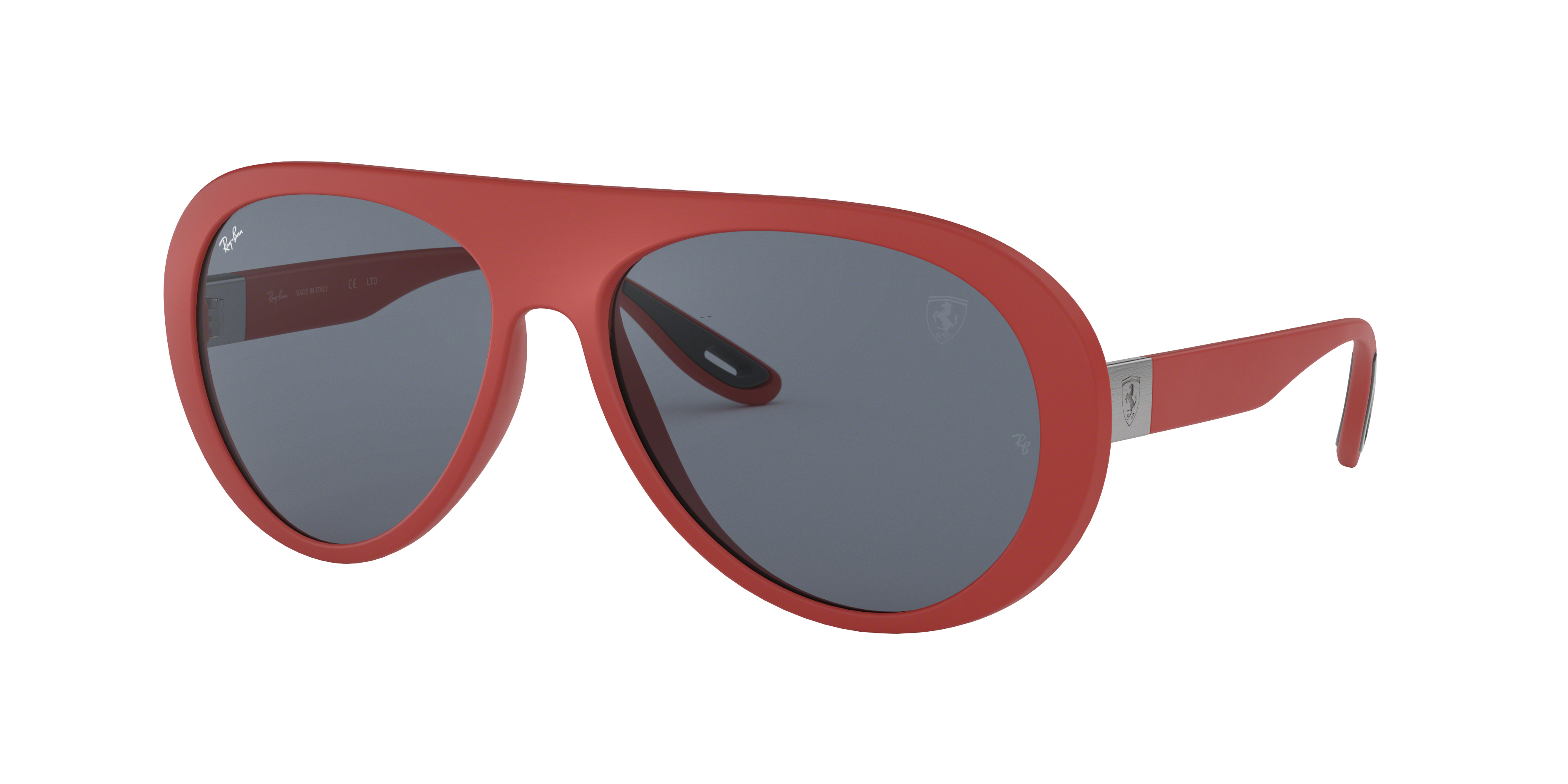 Ray-Ban Man Sunglass RB4310M Scuderia Ferrari Uk Limited Edition -  Frame color: Red, Lens color: Grey Classic
