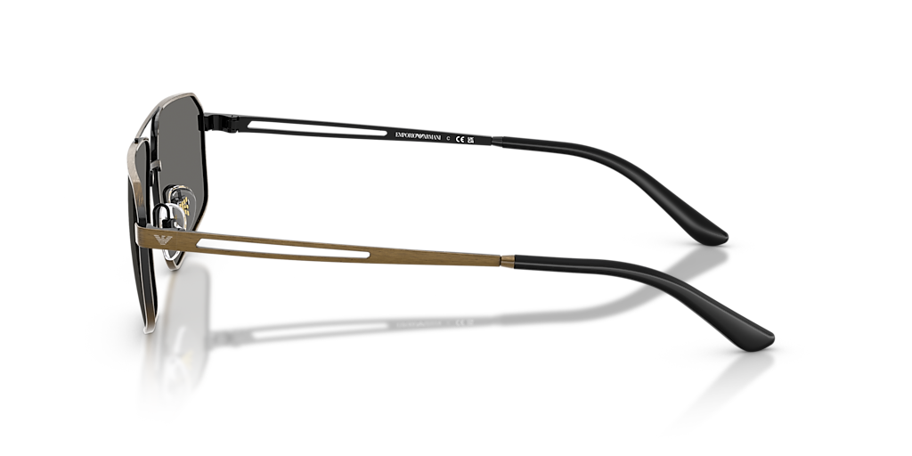 Emporio Armani EA2173 XL (59 - 16) with Grey lenses and Gold frame