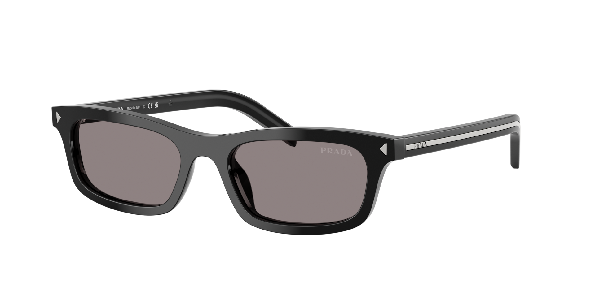 Prada Woman Sunglass PR D05S -  Frame color: Black, Lens color: Grey