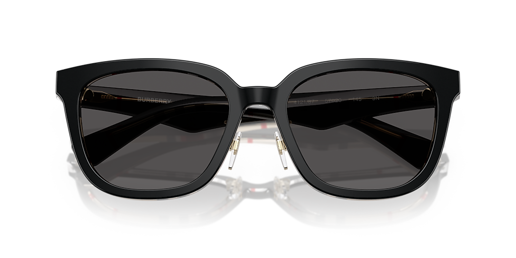 Burberry BE4446D XL (57 - 20) with Grey lenses and Black frame