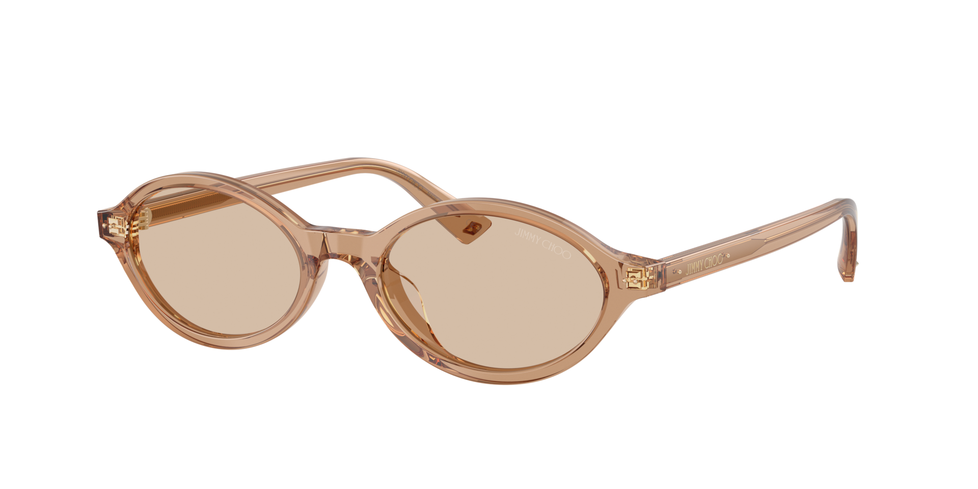 Jimmy Choo Woman Sunglass JC5068U -  Frame color: Transparent Tan, Lens color: Light Brown