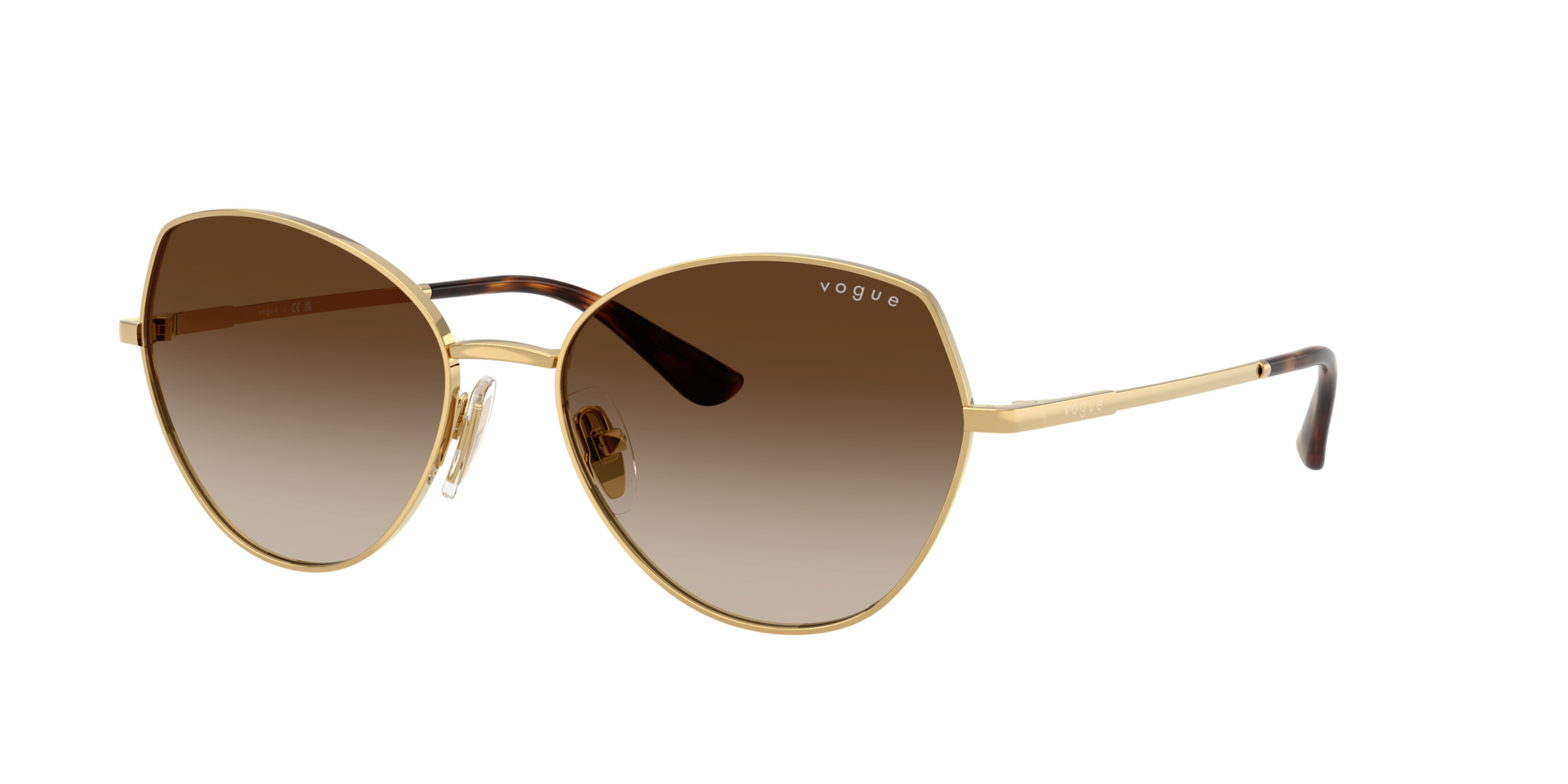 Vogue Eyewear Woman Sunglass VO4330S -  Frame color: Gold, Lens color: Gradient Brown