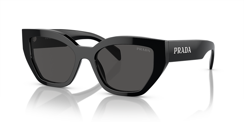 Prada PR A09S M (53 - 18) with Grey lenses and Black frame