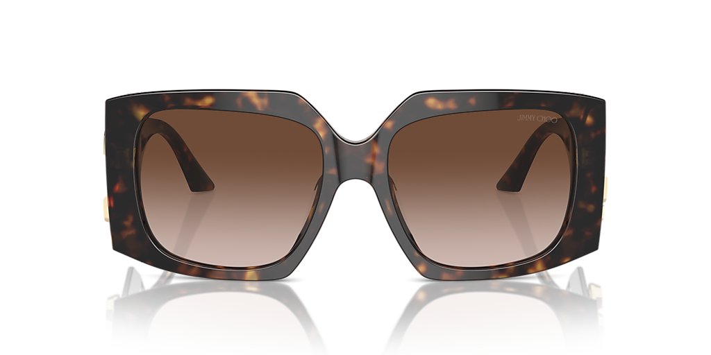 Jimmy Choo JC5006U M (55 - 17) com Lentes Marrom e Armação