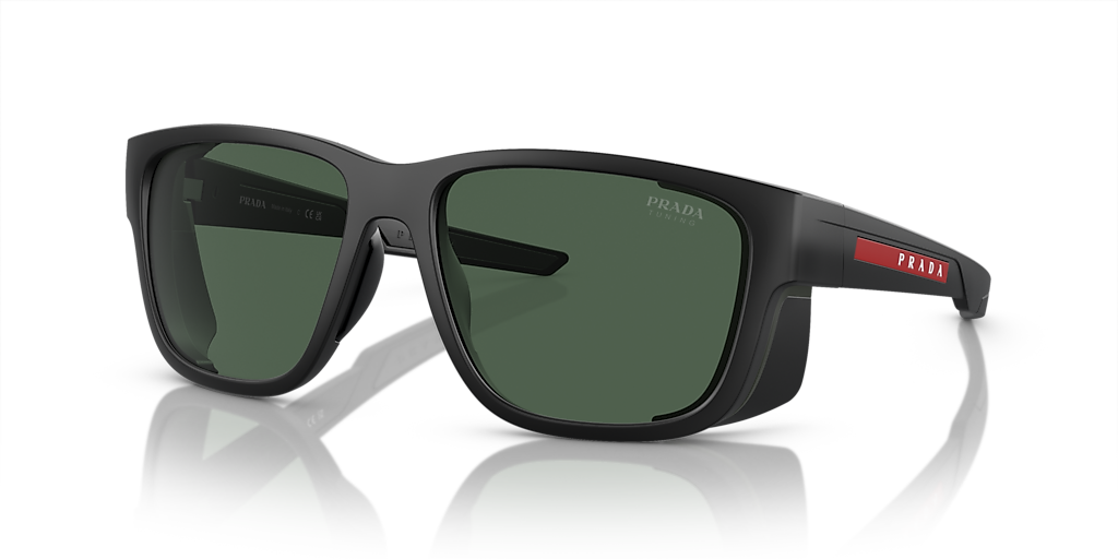 Prada Linea Rossa PS 07WS XXL (59 - 17) with Green lenses and