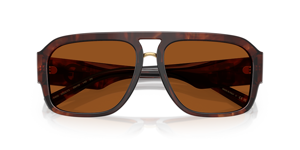 Dolce&Gabbana DG4403 L (58 - 16) with Brown lenses and Red frame