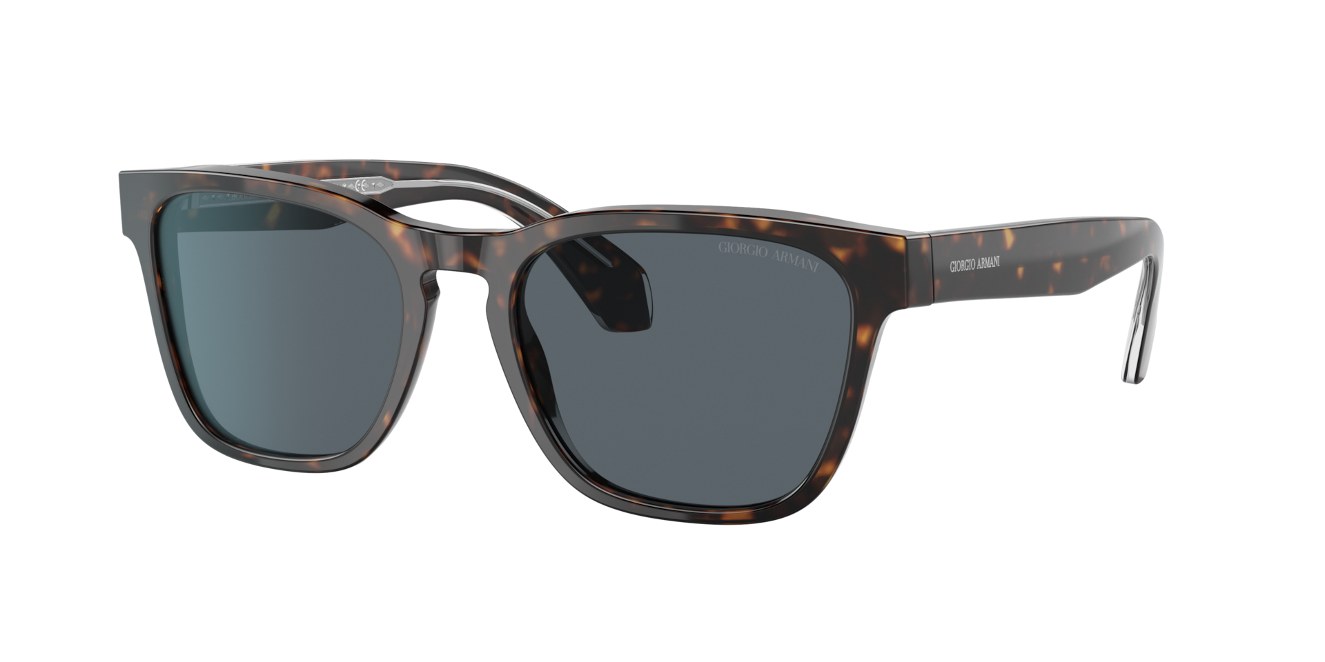 Giorgio Armani AR8155 L (55 - 19) with Blue lenses and Tortoise