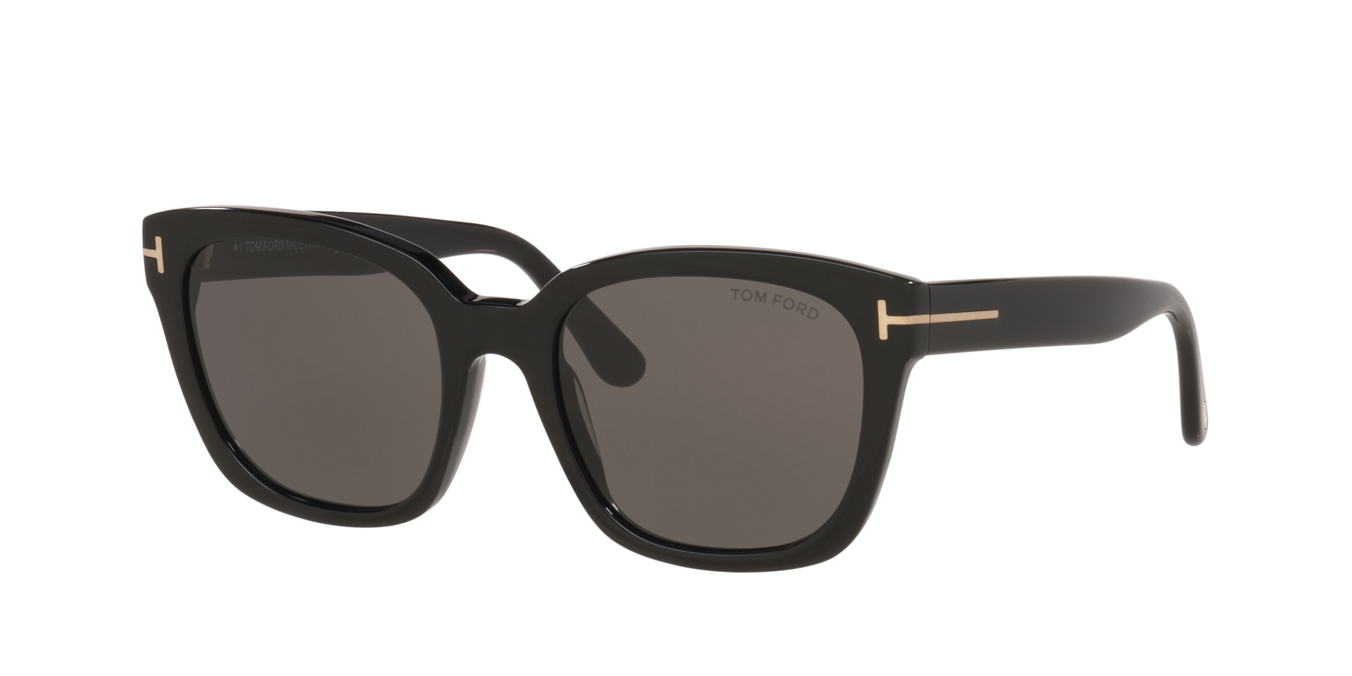Tom Ford Femme Sunglass Haylay - Couleur du Monture Noir brillant Couleur de Lentille Gris 290 €
