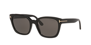 Tom Ford Lana-02 XXL (53 - 20) with Grey lenses and Black frame