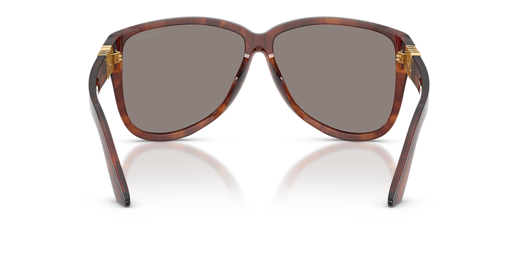 Miu Miu MU A08S M (61 - 12) with Grey lenses and Brown frame