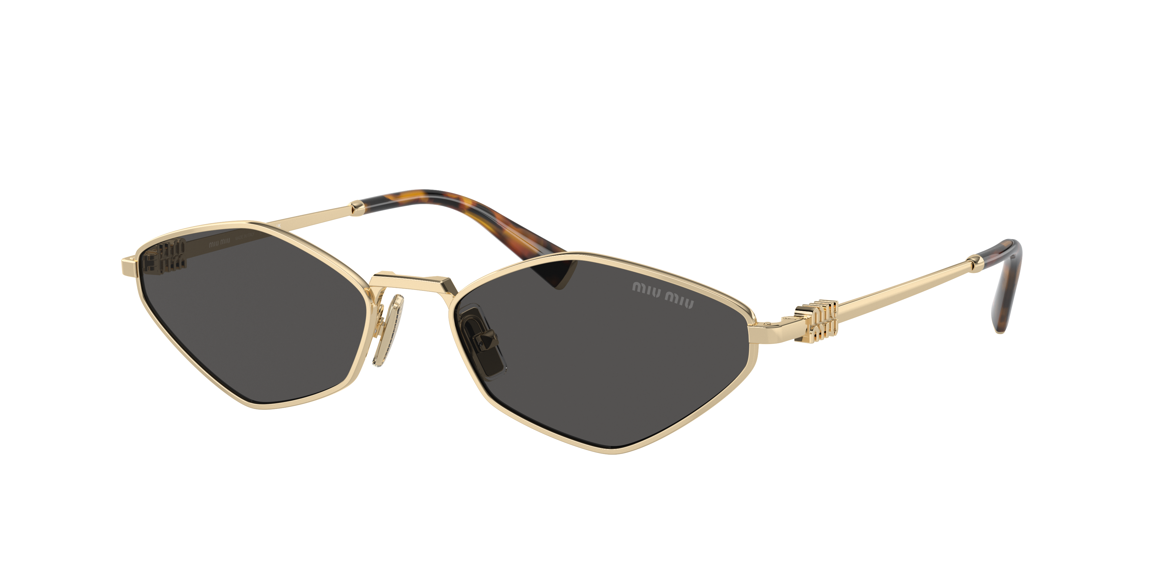 MIUMIU サングラス(ヴィンテージ) Miu Miu MU 56ZS L (56 - 17) with Grey lenses and Gold frame