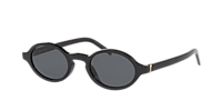 Saint Laurent SL M161 XS (48 - 23) with Black lenses and Black