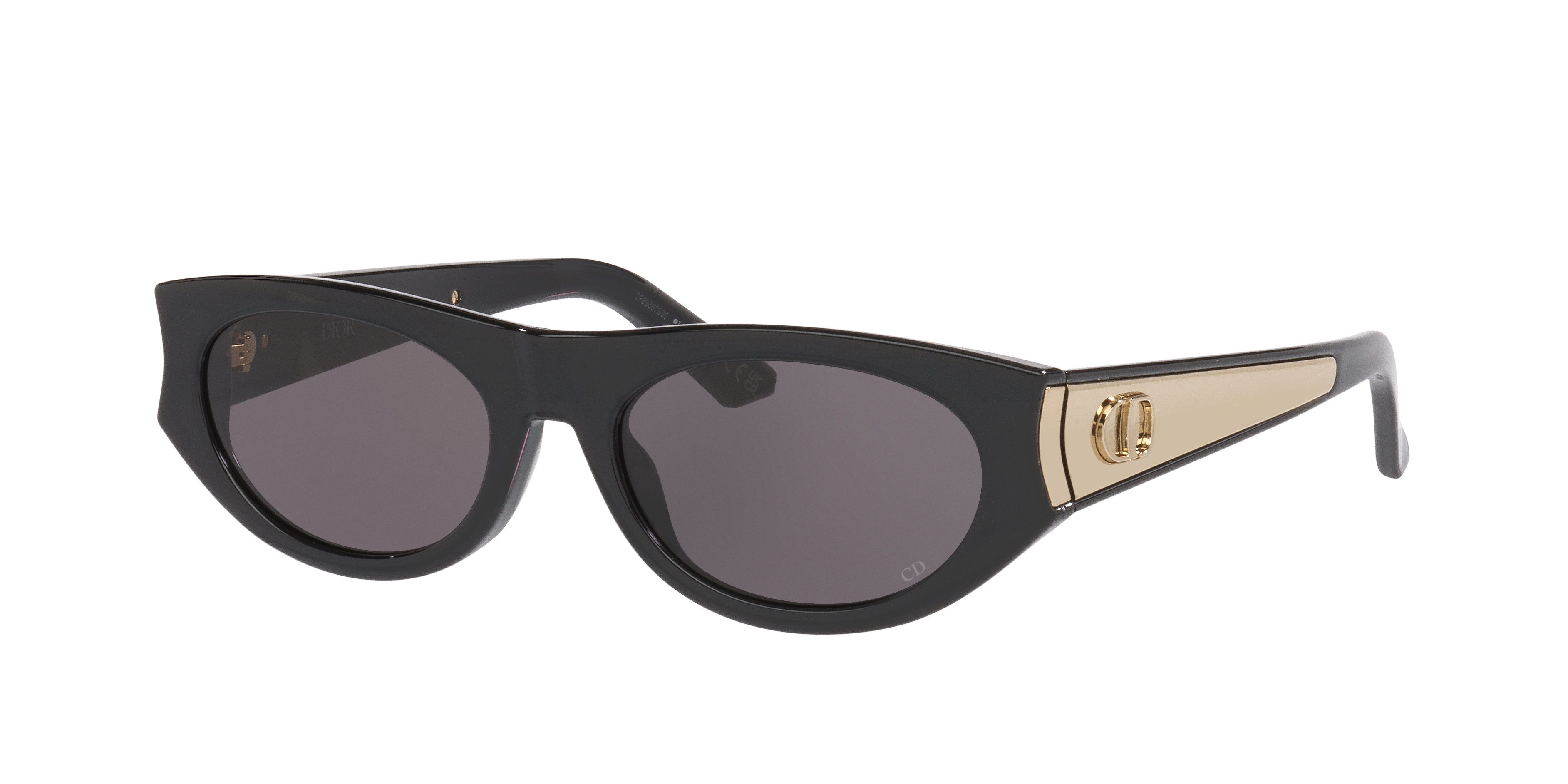 DIOR Woman Sunglass Diorglow B2I -  Frame color: Black, Lens color: Grey