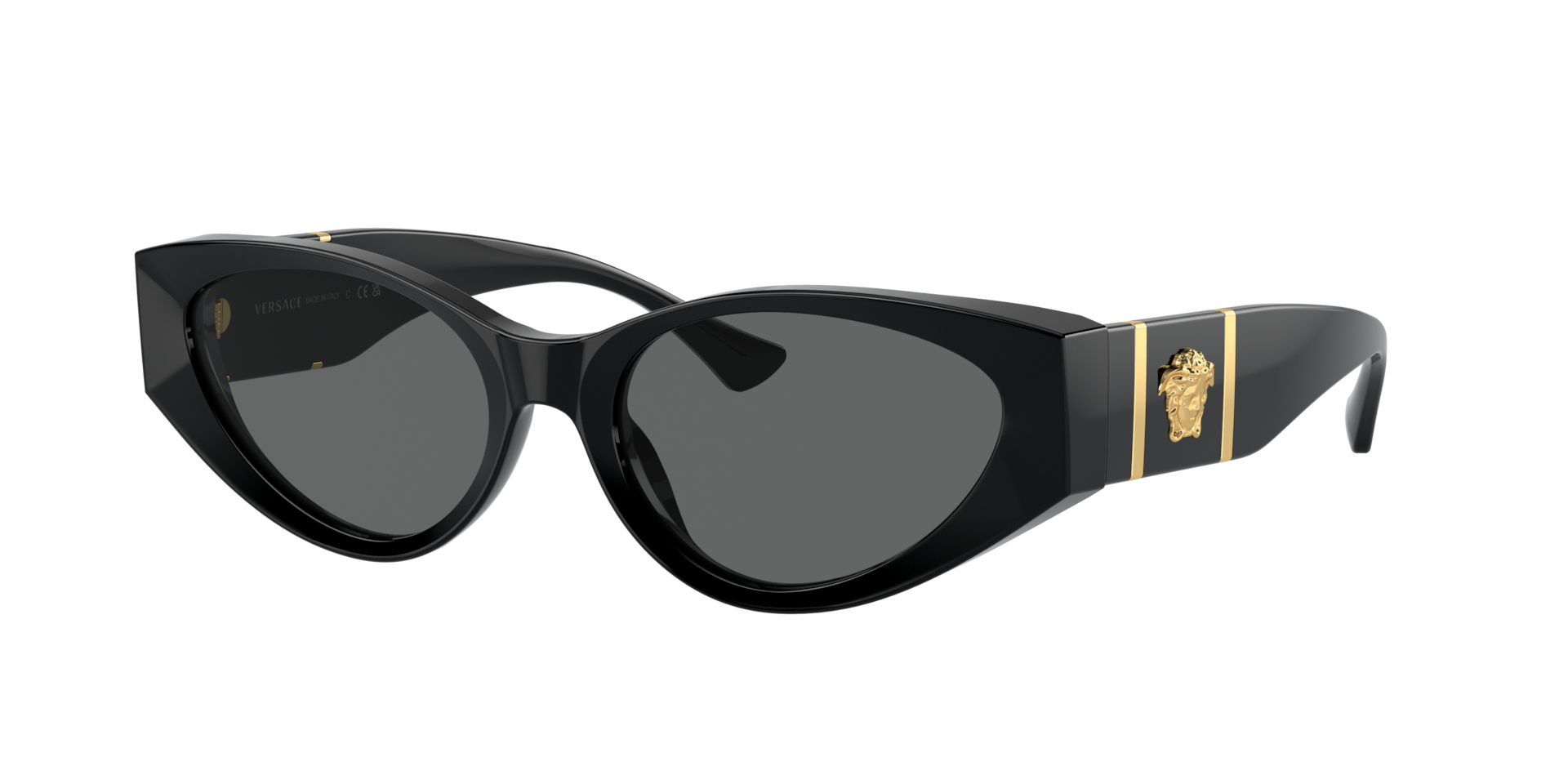 Versace Woman Sunglass VE4454 -  Frame color: Black, Lens color: Dark Grey