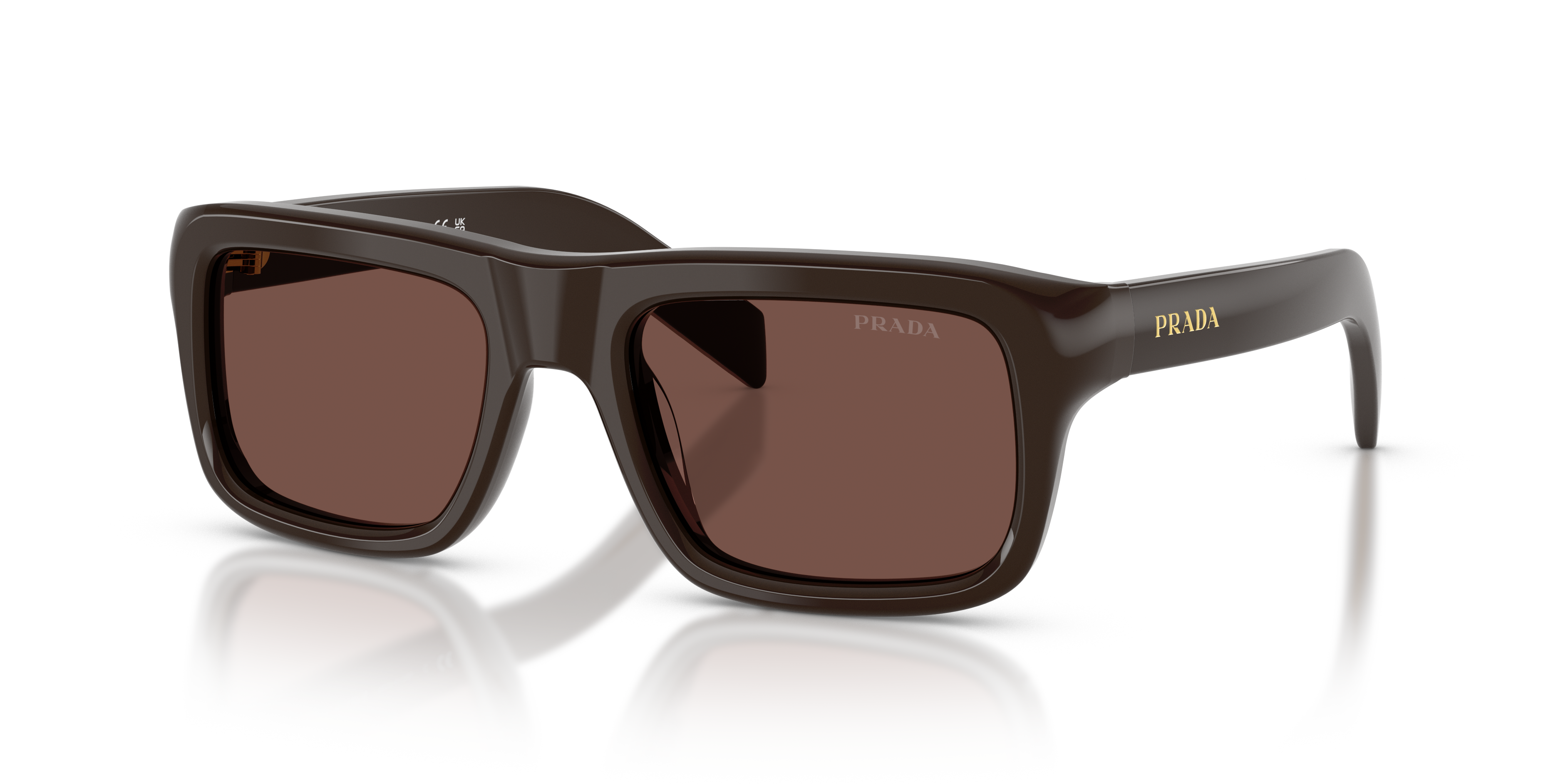 Prada PR D11S M (54 - 20) with Brown lenses and Brown frame