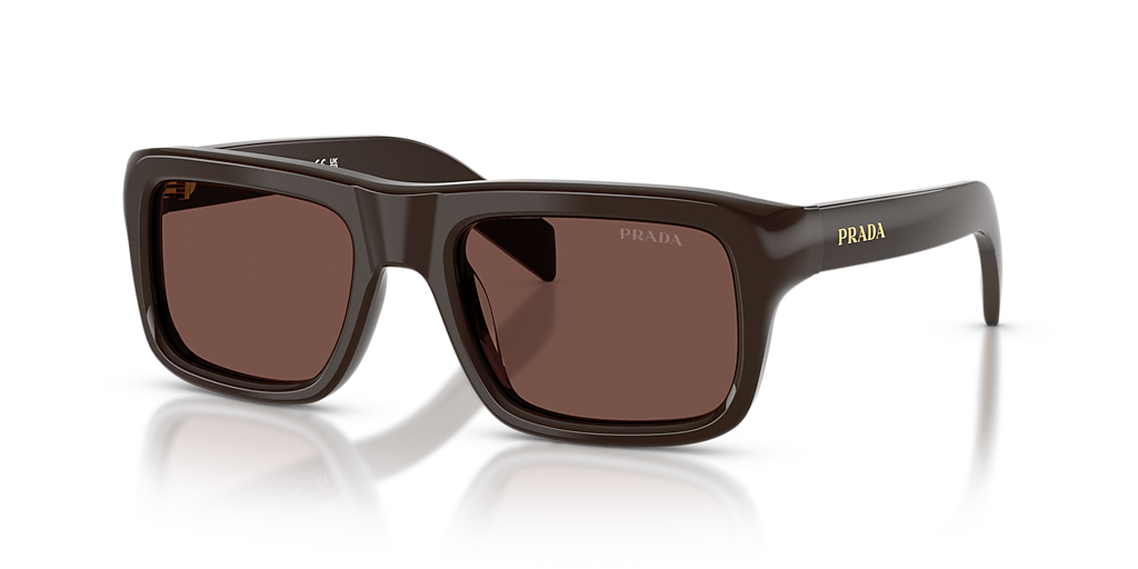 Prada PR D11S M (54 - 20) with Brown lenses and Brown frame
