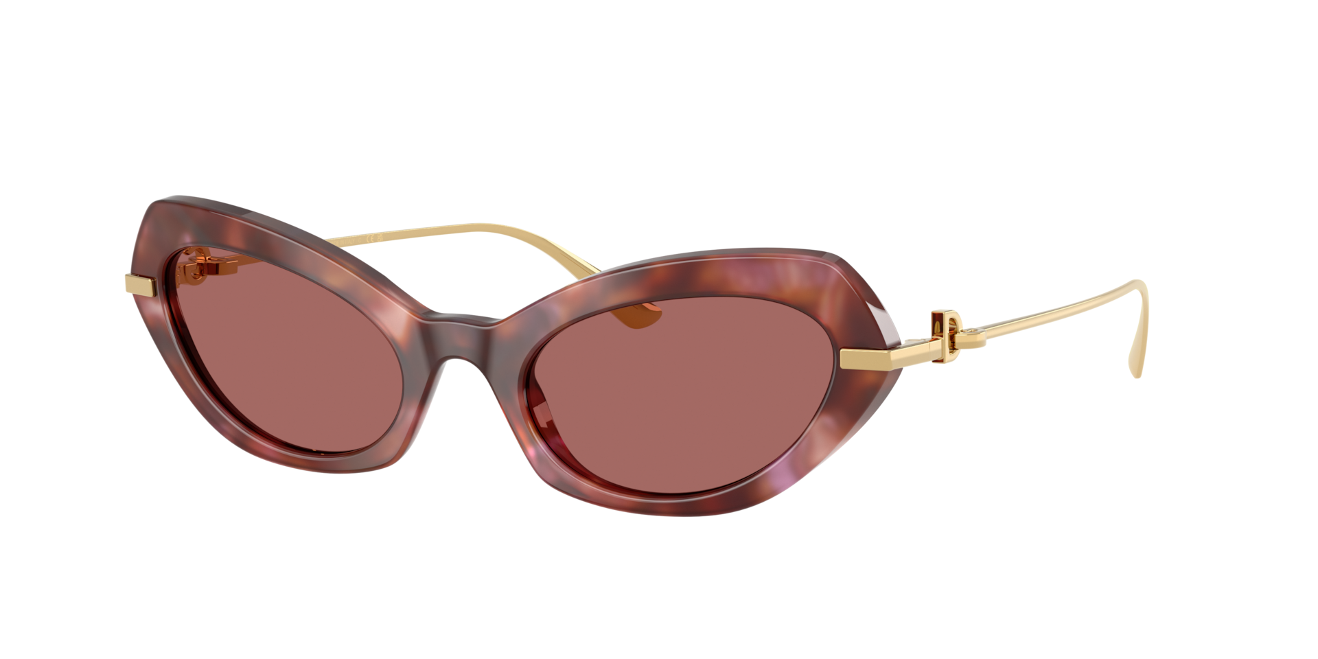 Dolce&Gabbana Woman Sunglass DG4473 -  Frame color: Havana Brown, Lens color: Dark Violet