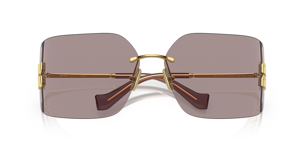 Miu Miu MU 54YS L (80 - 14) with Violet lenses and Gold frame