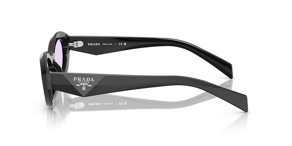 Prada PR 26ZS M (55 - 16) with Violet lenses and Black frame
