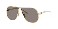 Miu Miu MU A56S L (66 - 02) with Grey lenses and Gold frame