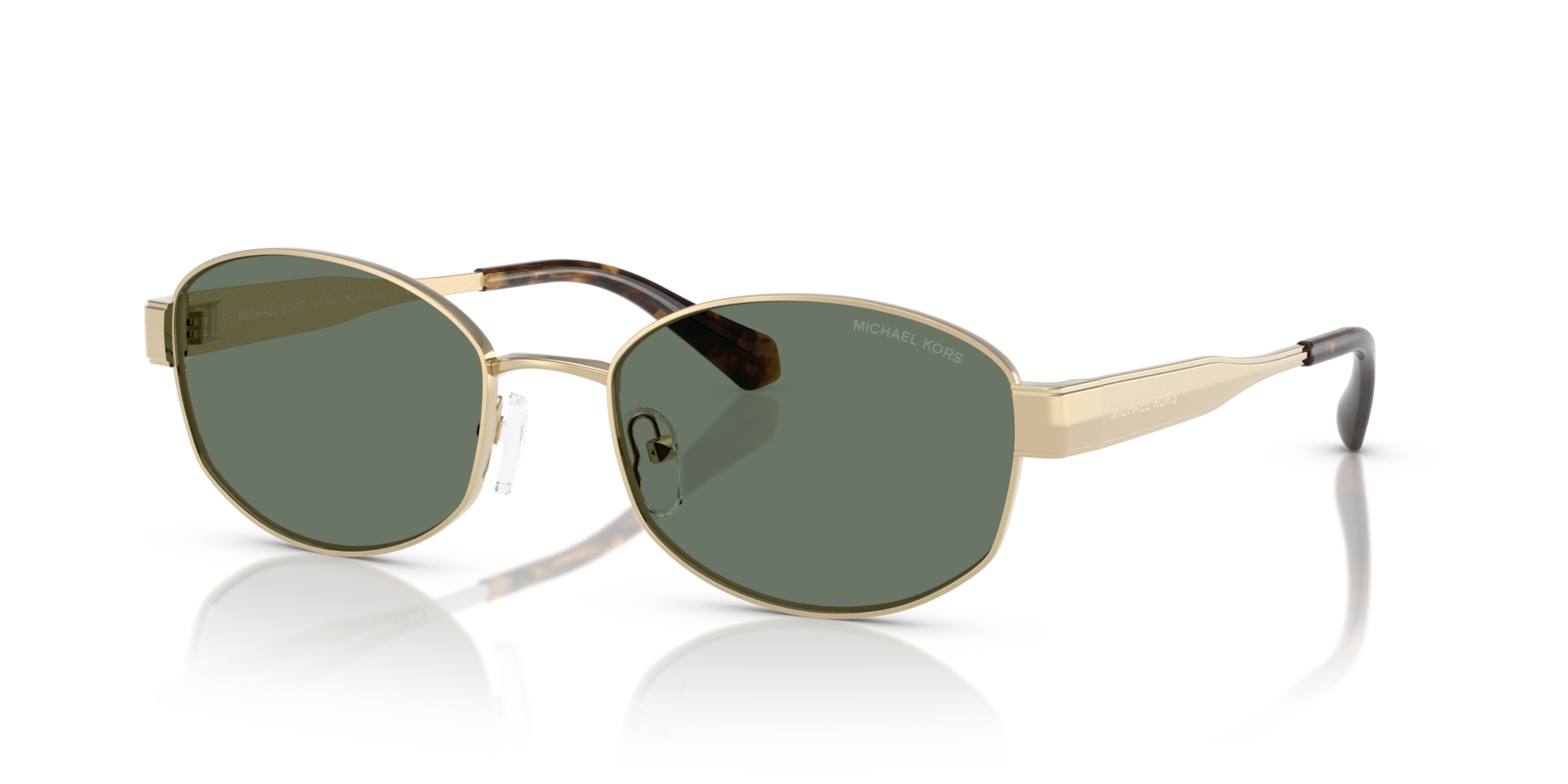 Michael Kors Monte Carlo XL (56 - 19) with Green lenses and Gold