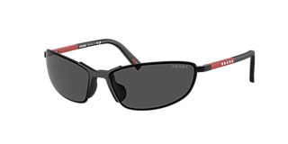 Prada Linea Rossa PS 07YS XXL (76 - 12) with Blue lenses and White
