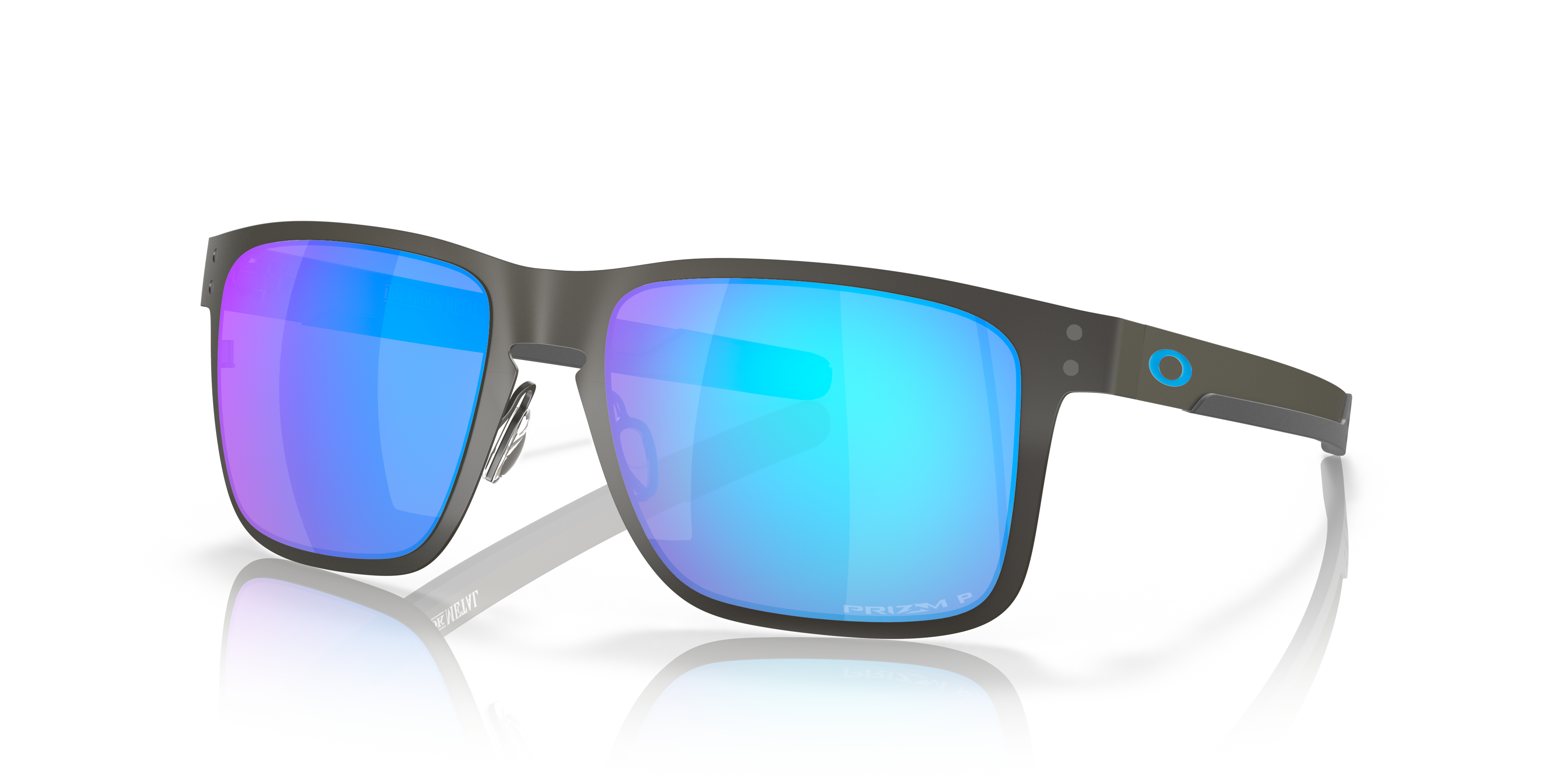 Oakley Holbrook™ Metal L (55 - 18) with Blue lenses and Grey frame