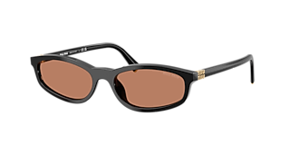 最終日値下げ miumiu OMU A06Sリガードサングラス　ブラウンベッコウ Miu Miu MU A06S S (54 - 17) with Brown lenses and Tortoise frame