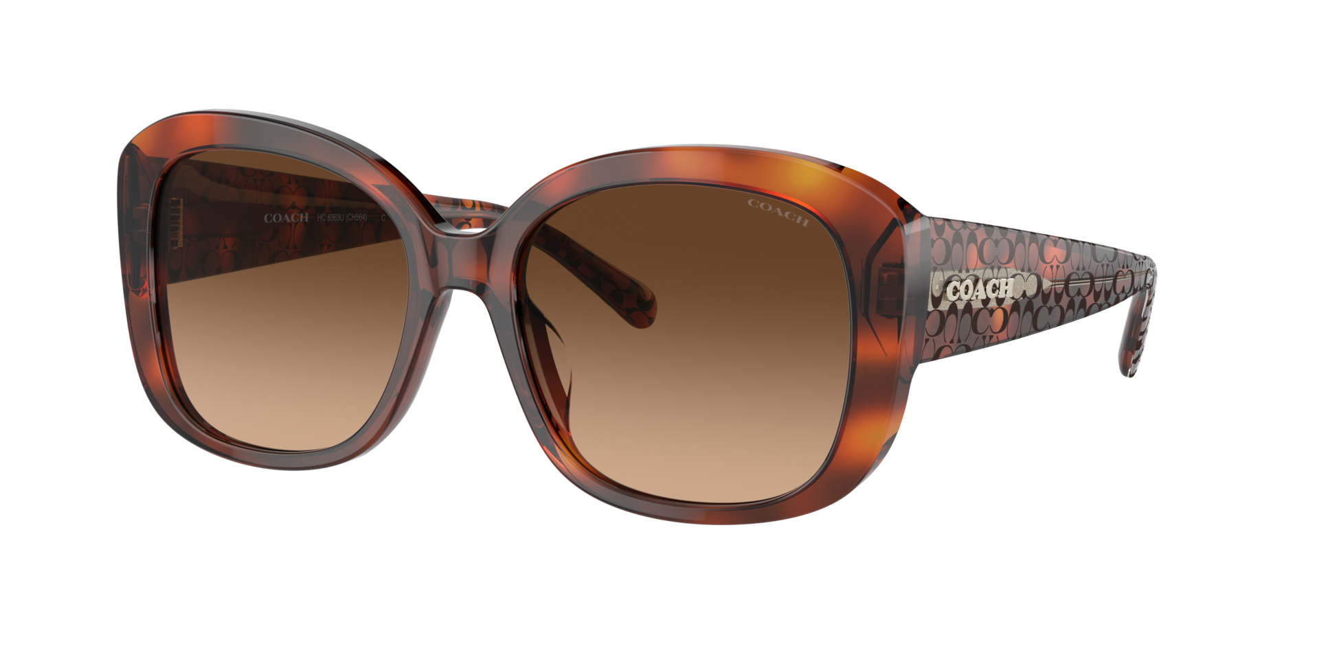 Coach Femme Sunglass CH564 - Couleur du Monture caille de tortue Caramel Couleur de Lentille Dgrad marron 79 €