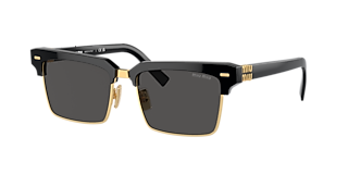 Miu Miu MU 07YS L (53 - 18) with Grey lenses and Black frame