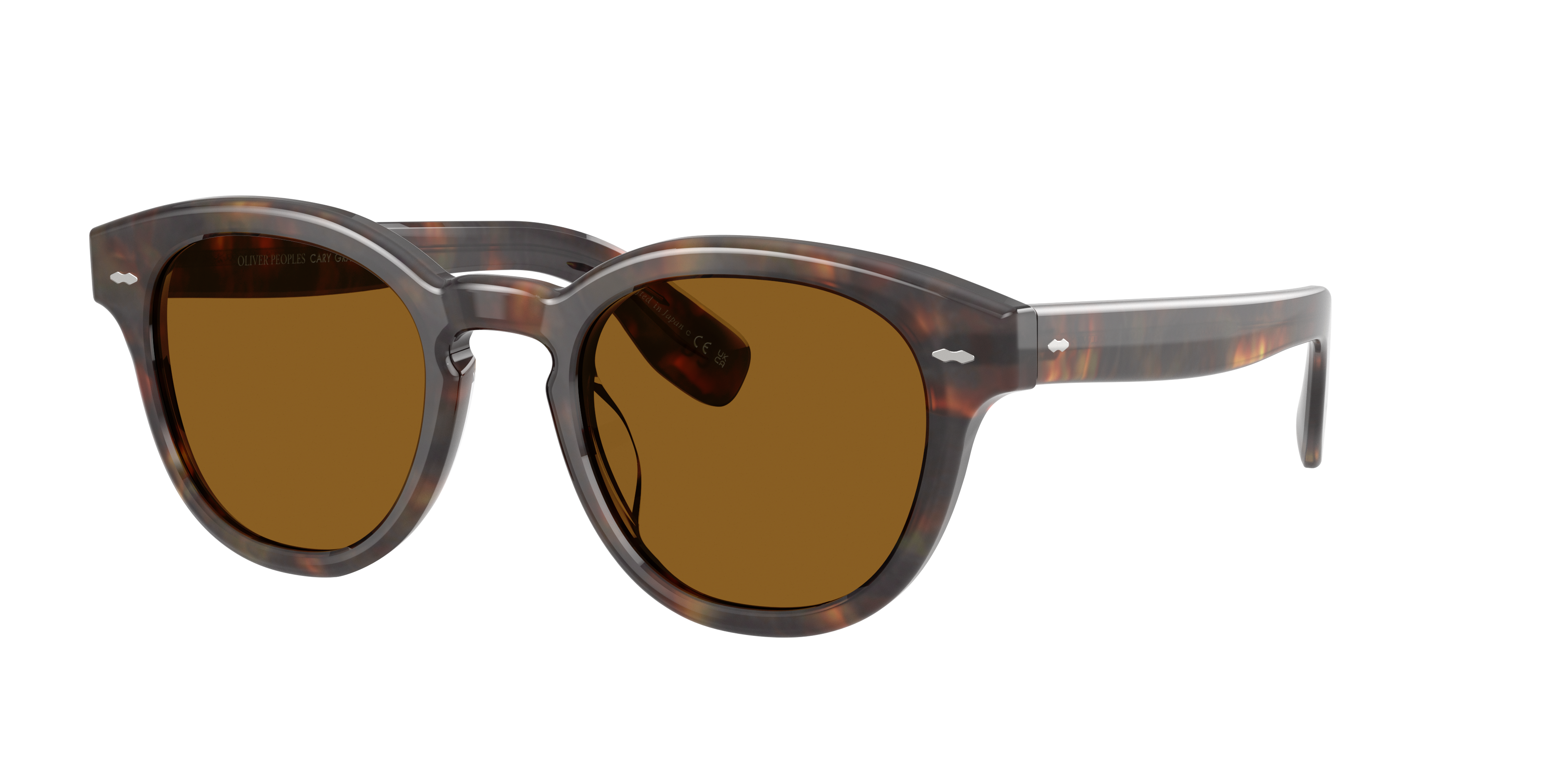 Oliver Peoples Unisex Sunglass OV5413SU Cary Grant Sun -  Frame color: DTB, Lens color: TRUE Brown