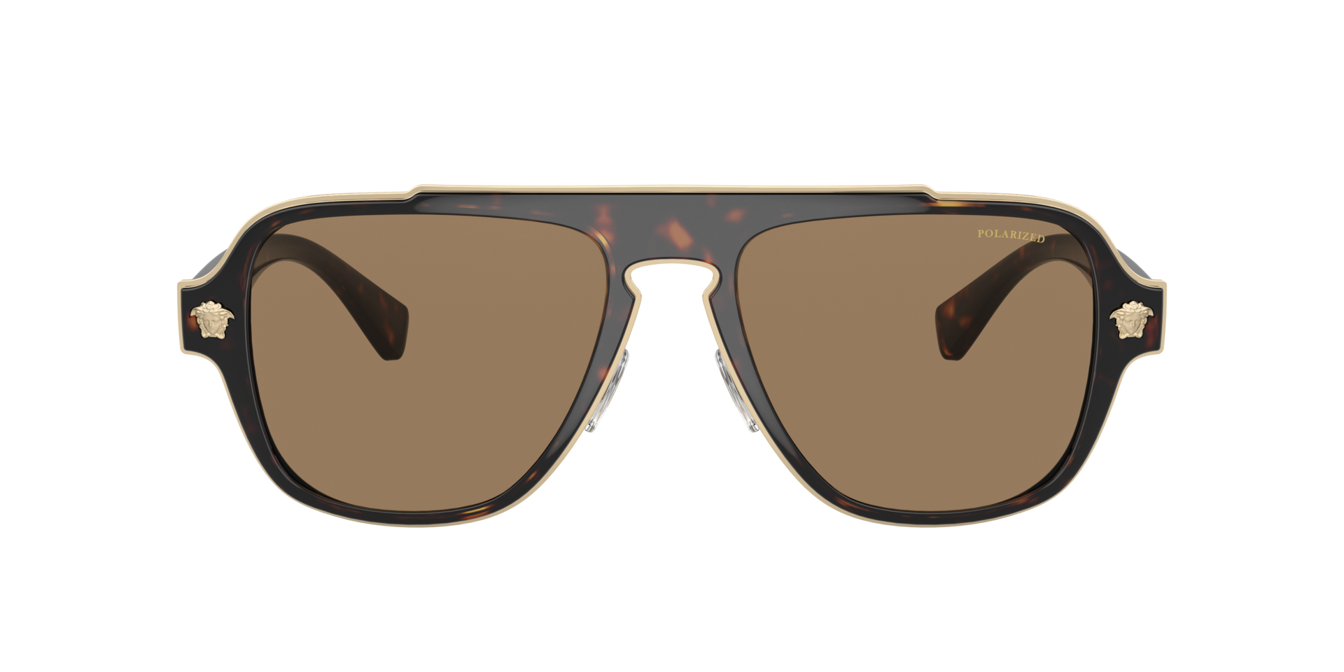 Versace VE2199 XL (56 - 18) with Orange lenses and Tortoise frame