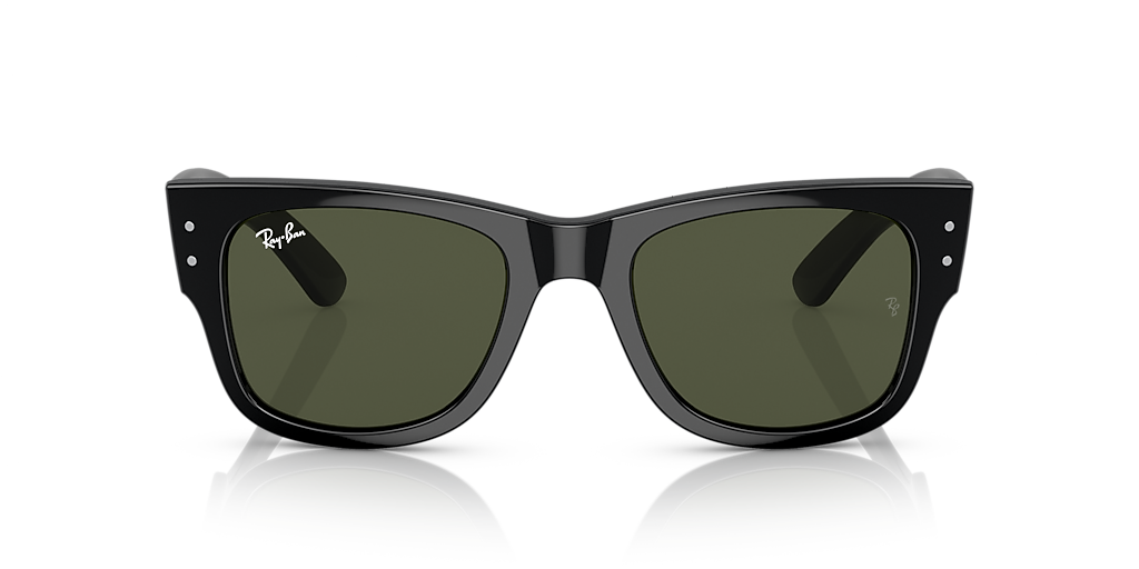 Ray-Ban Mega Wayfarer M (51 - 21) with Green lenses and Black
