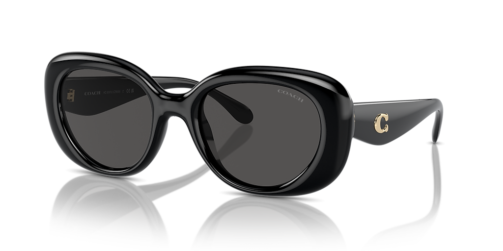 Coach CR609 L (53 - 21) with Grey lenses and Black frame