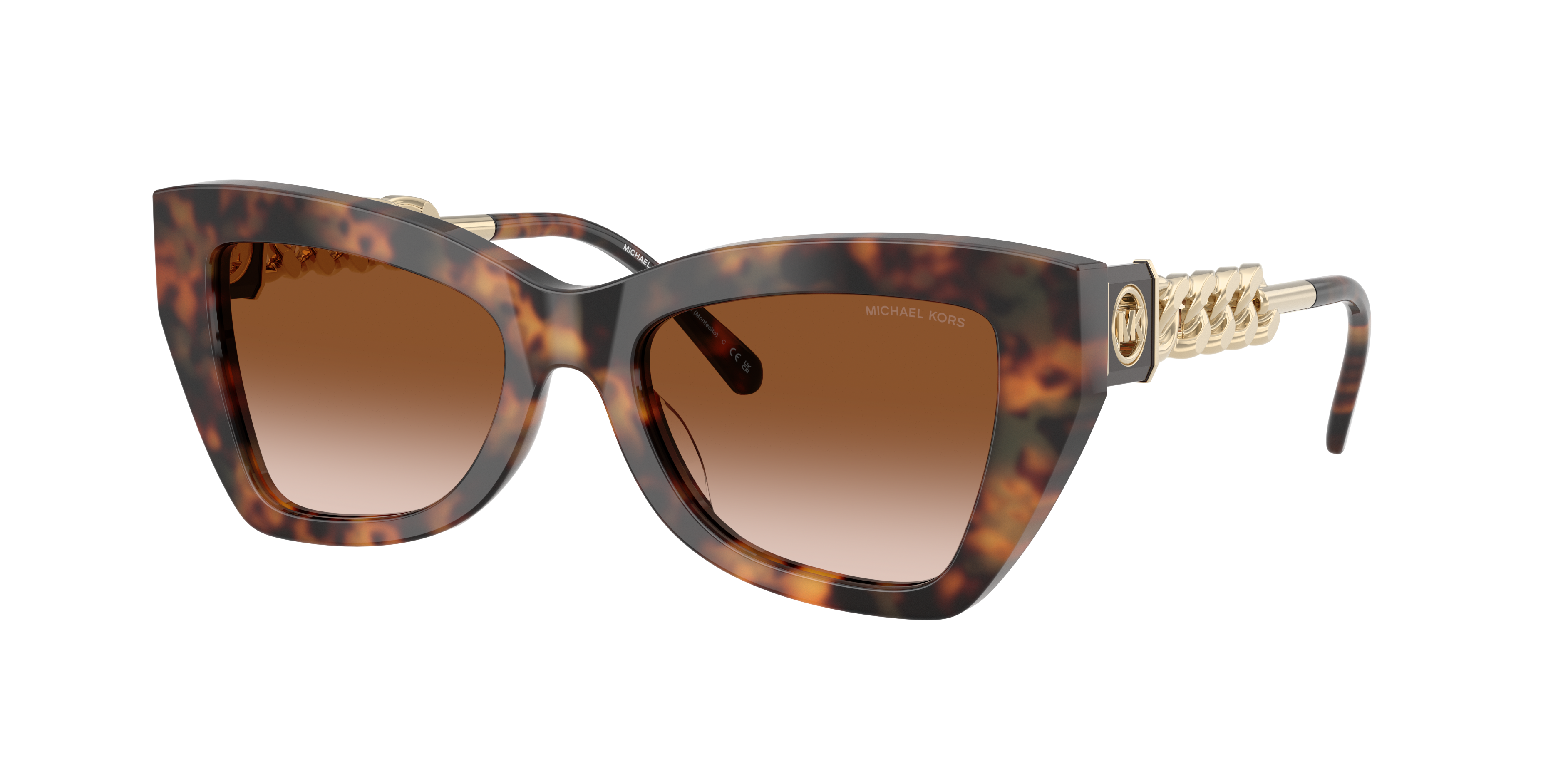 Michael Kors Woman Sunglass MK2205 Montecito -  Frame color: Jet Set Tortoise, Lens color: Brown Gradient