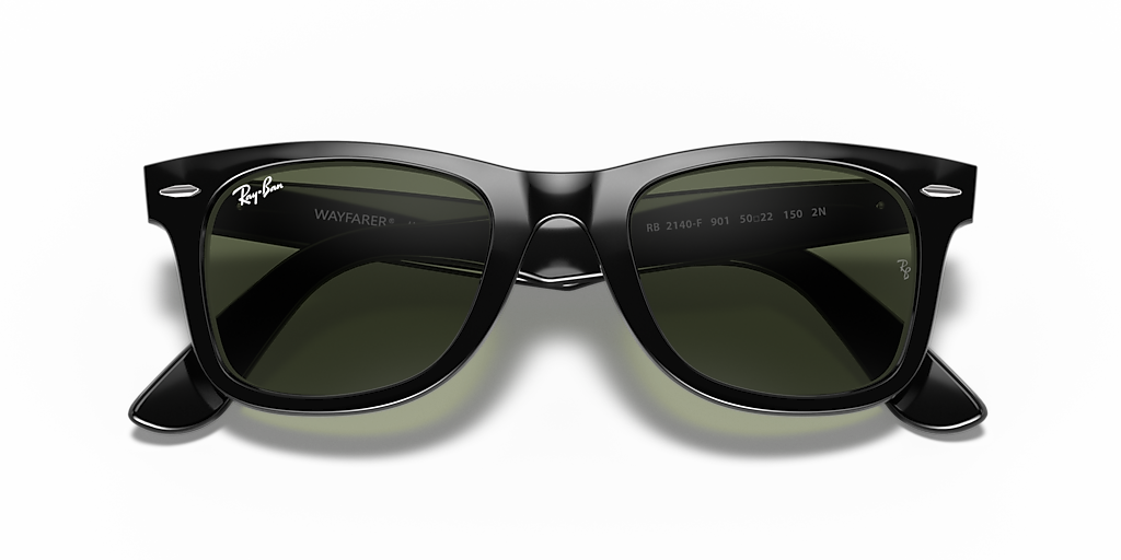 Ray-Ban Original Wayfarer Classic L (52 - 22) with Green lenses