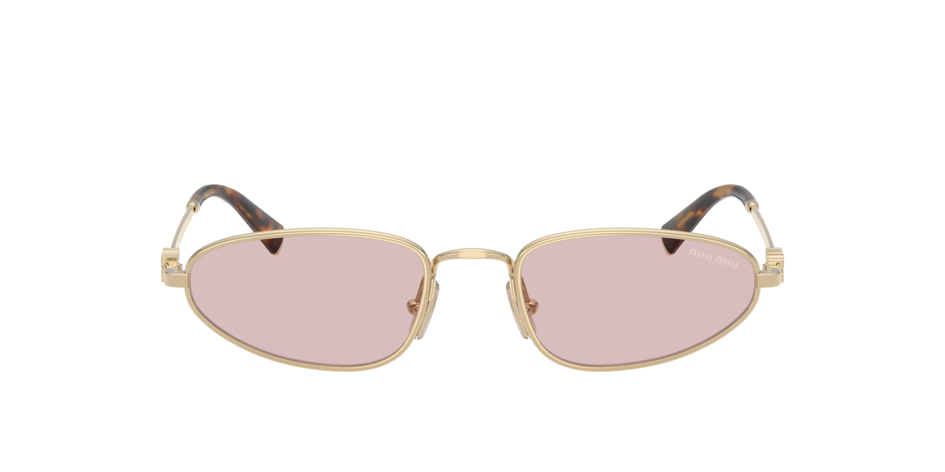 Miu Miu MU A52S M (52 - 19) with Pink lenses and Gold frame