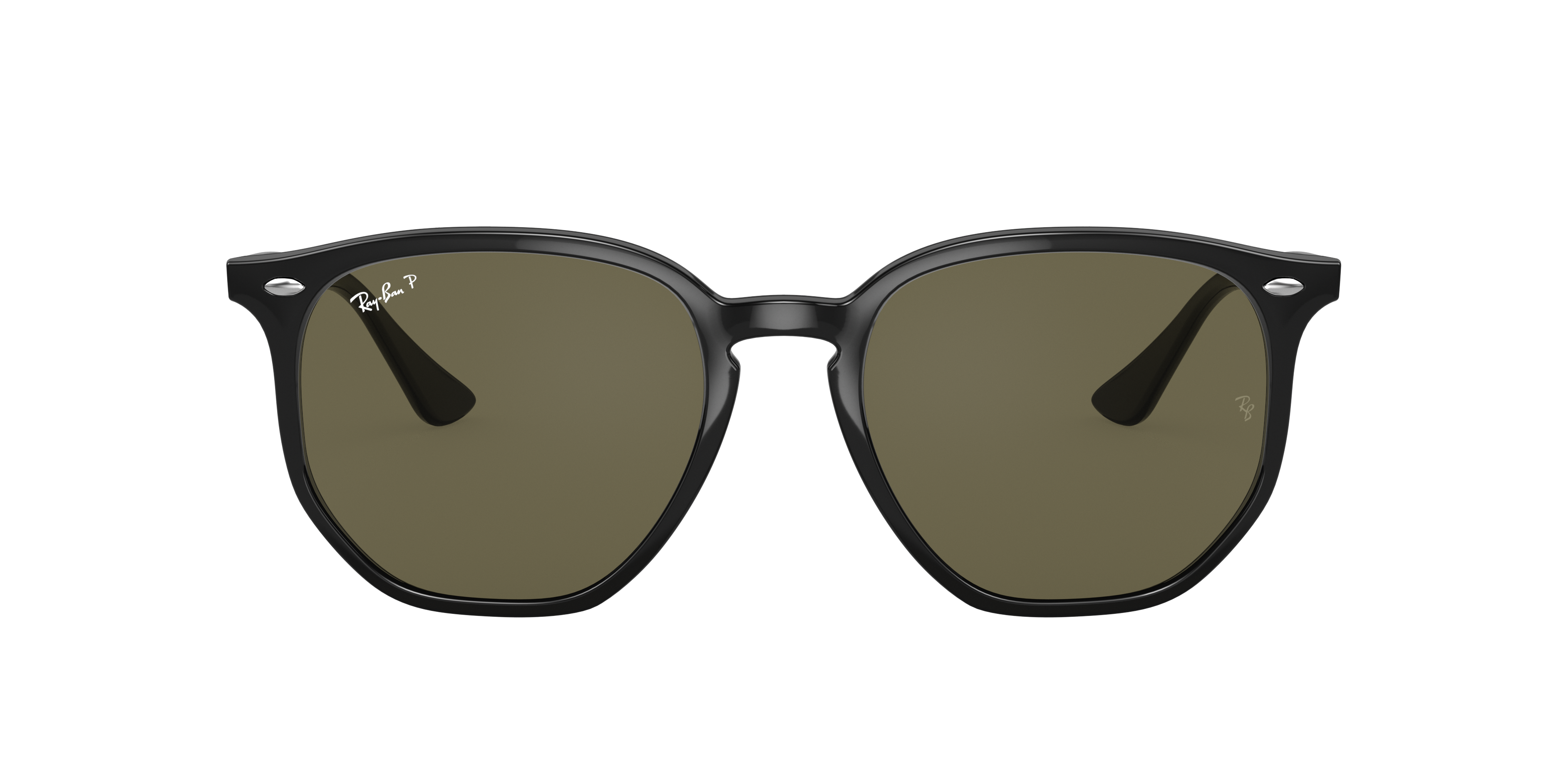赫月光　SR RR Ray-Ban RB4306 L (54 - 19) with Green lenses and Black frame