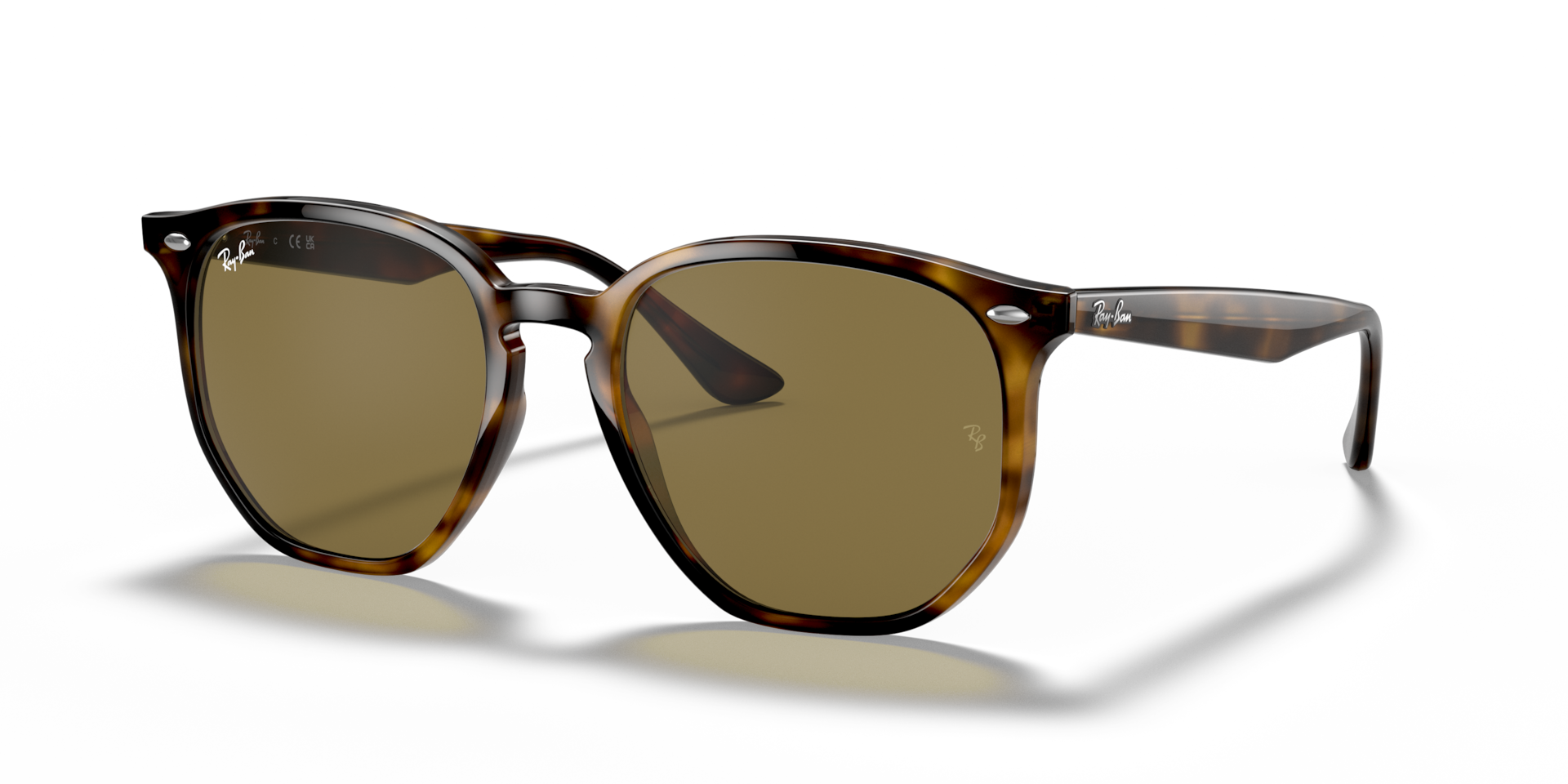 Ray-Ban RB4306 L (54 - 19) with Brown lenses and Tortoise frame