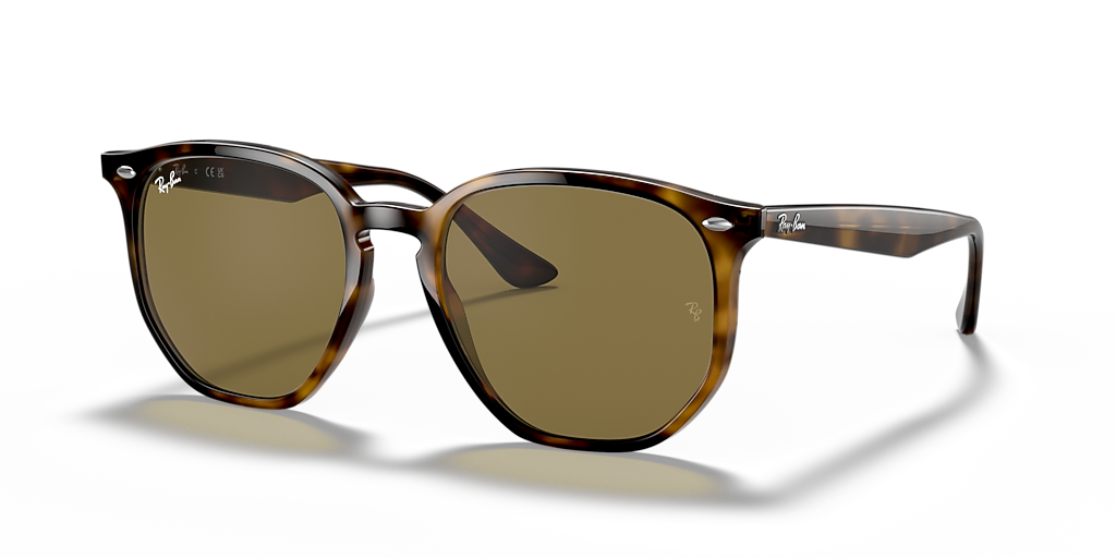 Ray-Ban RB4306 サングラス ブラウン ケース・クロス付き 美品 Ray-Ban RB4306 L (54 - 19) with Brown lenses and Tortoise frame