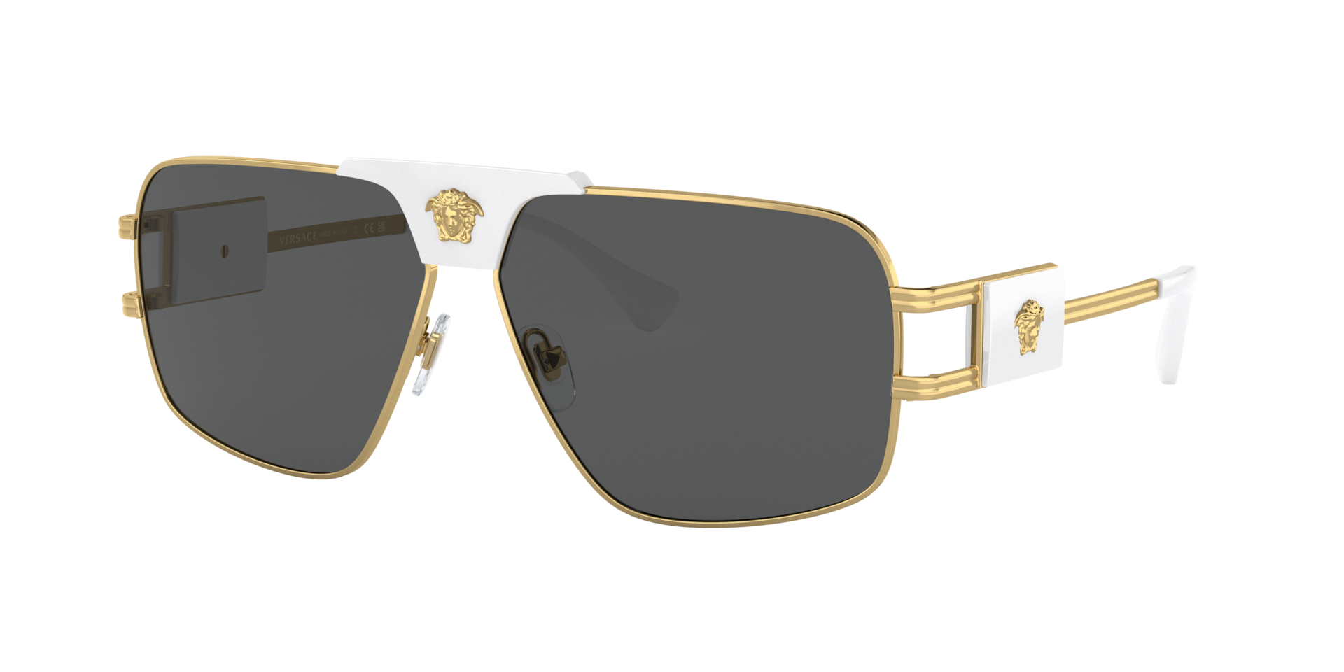 Versace Man Sunglass VE2251 -  Frame color: Gold, Lens color: Dark Grey