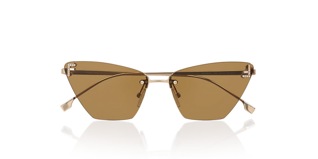 Fendi Fendi First Crystal FE4160US S (57 - 14) with Brown  display picture 1