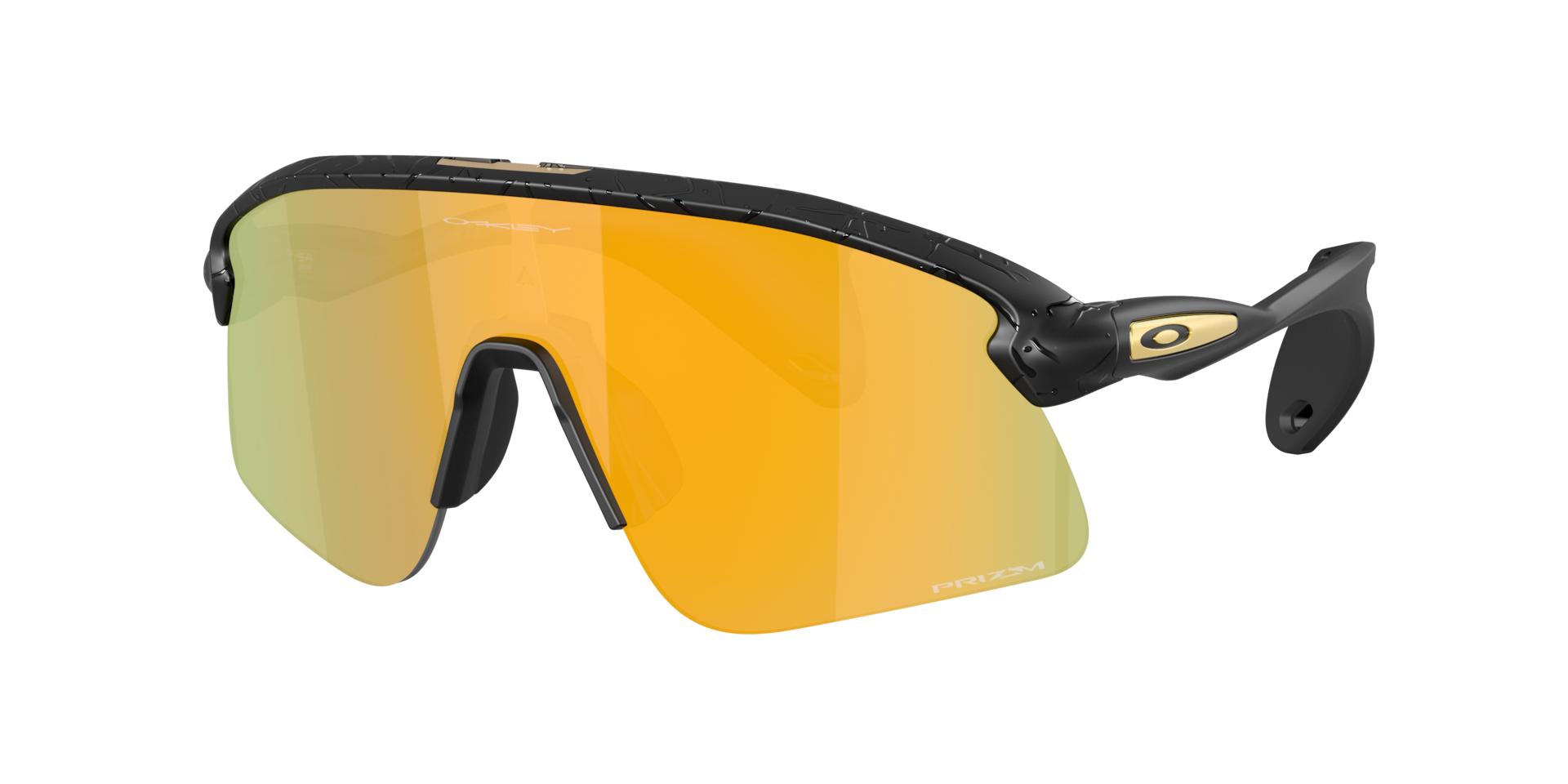 Oakley Unisex Sunglass Stunt Devil S Gridiron Collection - Couleur du Monture: Matte Black Splatter, Couleur de Lentille: Prizm 24k