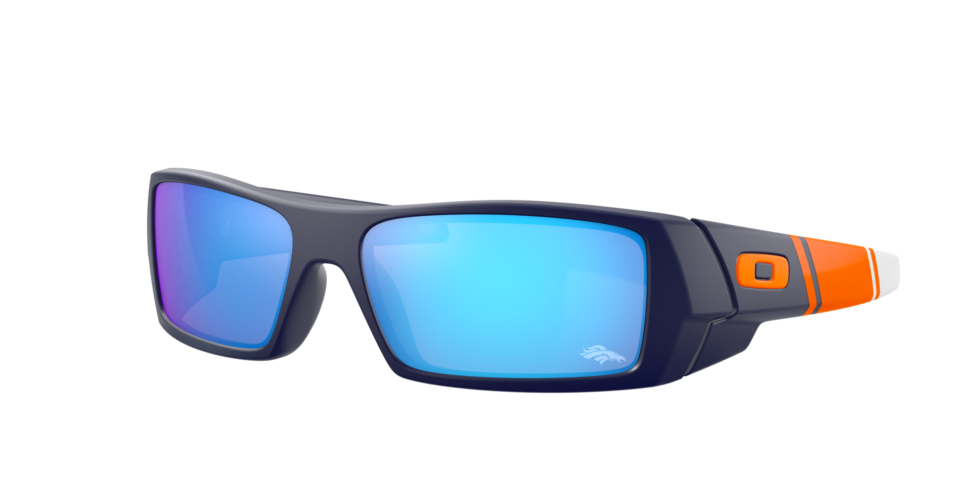 Oakley Mann Sunglass Denver Broncos Gascan® - Rahmenfarbe: Matt Marineblau, Linsenfarbe: Prizm Sapphire