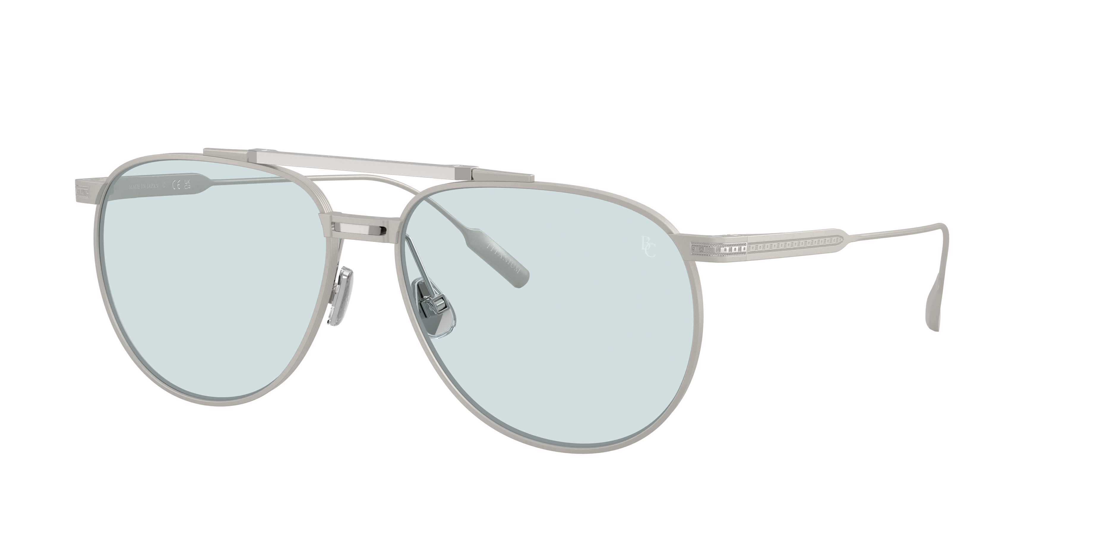 Brunello Cucinelli Man Sunglass BC2011ST -  Frame color: Argento Sabbiato, Lens color: Blue Transition